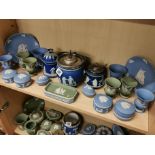 Collection of Blue & Green Wedgwood Jasperware