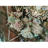 Collection of Dresden Porcelain Ballerina Figurines