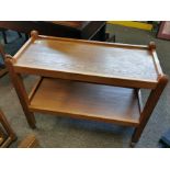 Mouseman Yorkshire Oak Tea Trolley