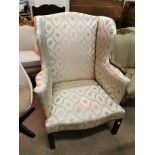 Upholstered arm chair