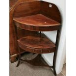 Georgian Mahogany corner washstand