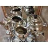 4pc Plated Tea Set