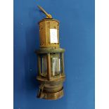 Early Miner's lamp Grays pattern No 2 Ashworth Chaddersden Derby