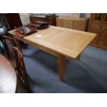 Repro light oak dining table 204cm x 92cm