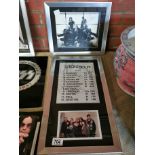 Signed "Stone Sour" Setlist and Photo Memorabilia - Heavy Metal music interest