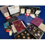 Collection of Various Commemorative Coin Sets & Loose Coins