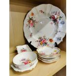 Derby posy plates and trinket dishes