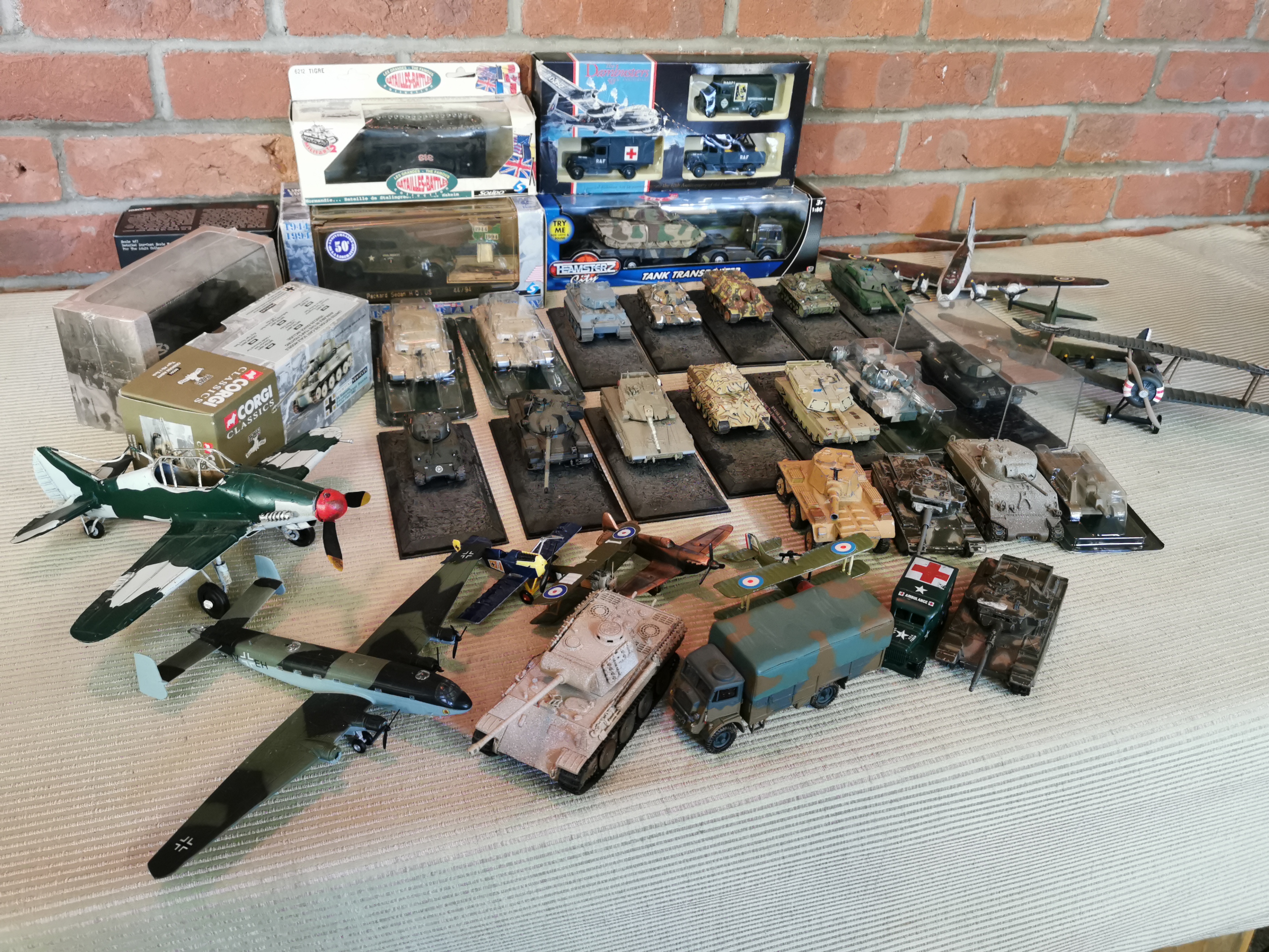 Collection of Military & Army Die-Cast Vehicles