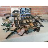 Collection of Military & Army Die-Cast Vehicles
