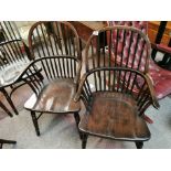 2 repro. Windsor chairs