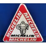 Michelin Metallic Warning Advertising Sign