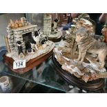 Border Fine Arts Sheepdog & Country Artists Wolf Figures