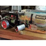 Mamod steam roller engine and box