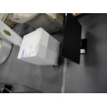 Beko table top fridge and Samsung 28" TV