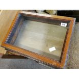 Mahogany display cabinet 49cm x 36cm