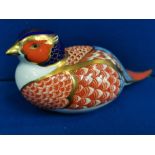 Royal Crown Derby Pheasant Paperweight - no stopper