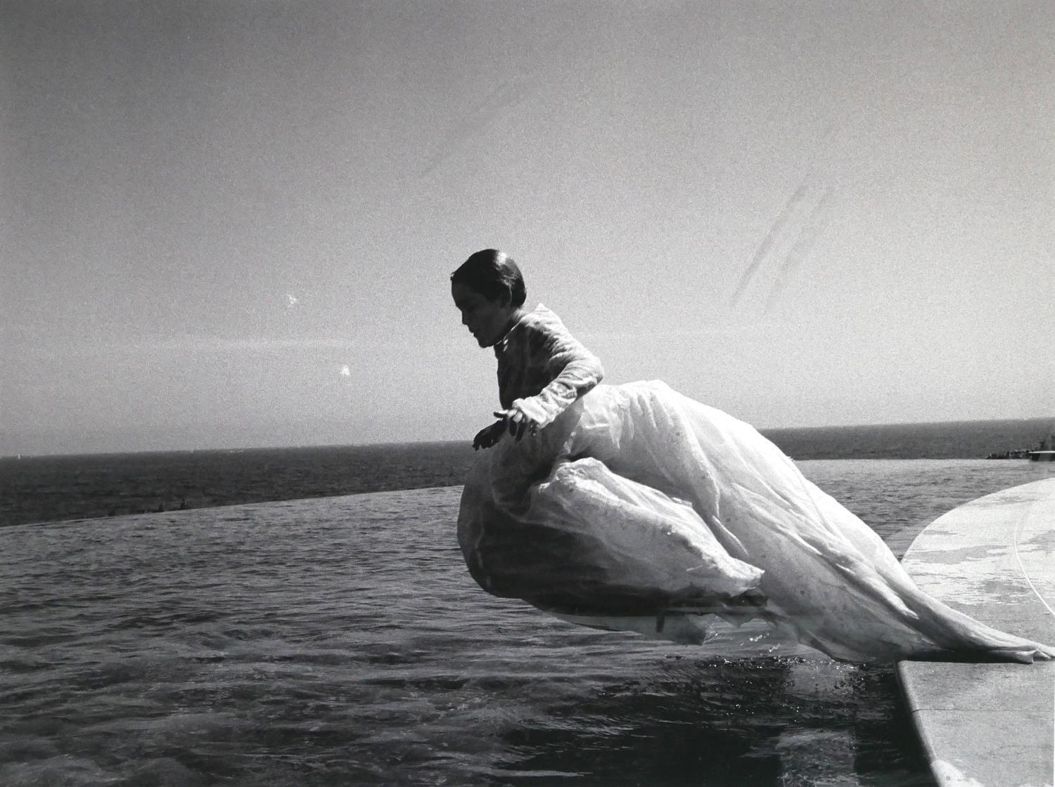 BOB CARLOS CLARKE, 1950 - 2006, LARGE BLACK AND WHITE PHOTOGRAPH Titled 'St. Tropez 03', child