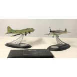 MEMPHIS BELLE, A METAL MODEL Along with a metal model of a spitfire, both by Franklin Mint.