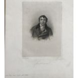 AFTER SIR THOMAS LAWRENCE, 19TH CENTURY PROOF ETCHING/ENGRAVING BEFORE LETTERS Portrait of John