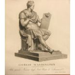 AFTER ANTONIO CANOVA, 19TH CENTURY ETCHING George Washington, by Giovanni Tognoli and Angelo