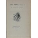 RUDYARD KIPLING, A VICTORIAN FIRST EDITION HARD BACK BOOK Titled 'The Seven Seas', published by
