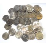 A COLLECTION OF 20TH CENTURY CUPRONICKLE COINS Comprising fifteen Churchill crowns, dated 1965 and
