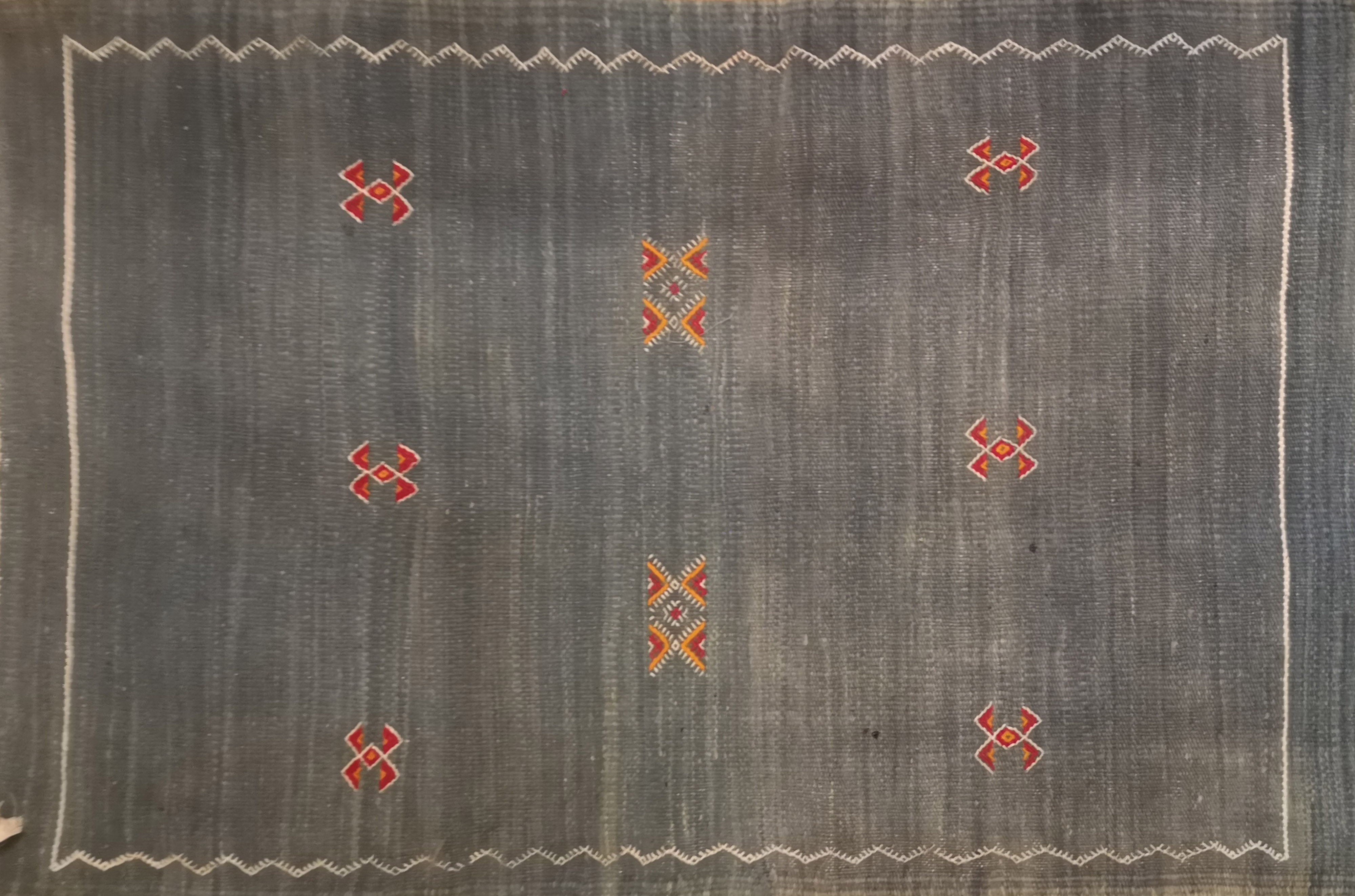 A COLLECTION OF SEVEN RECTANGULAR CONTINENTAL HAND WOVEN WOOLLEN RUGS Various design. (approx 62cm x - Image 2 of 7