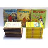 RUPERT THE BEAR, A COLLECTION OF 20TH CENTURY HARDBACK BOOKS Including first editions of 'Rupert and