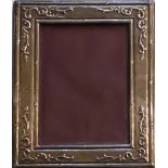 A 20TH CENTURY SILVER CLAD EASEL PHOTO FRAME AND DESK CLOCK Rectangular form with embossed