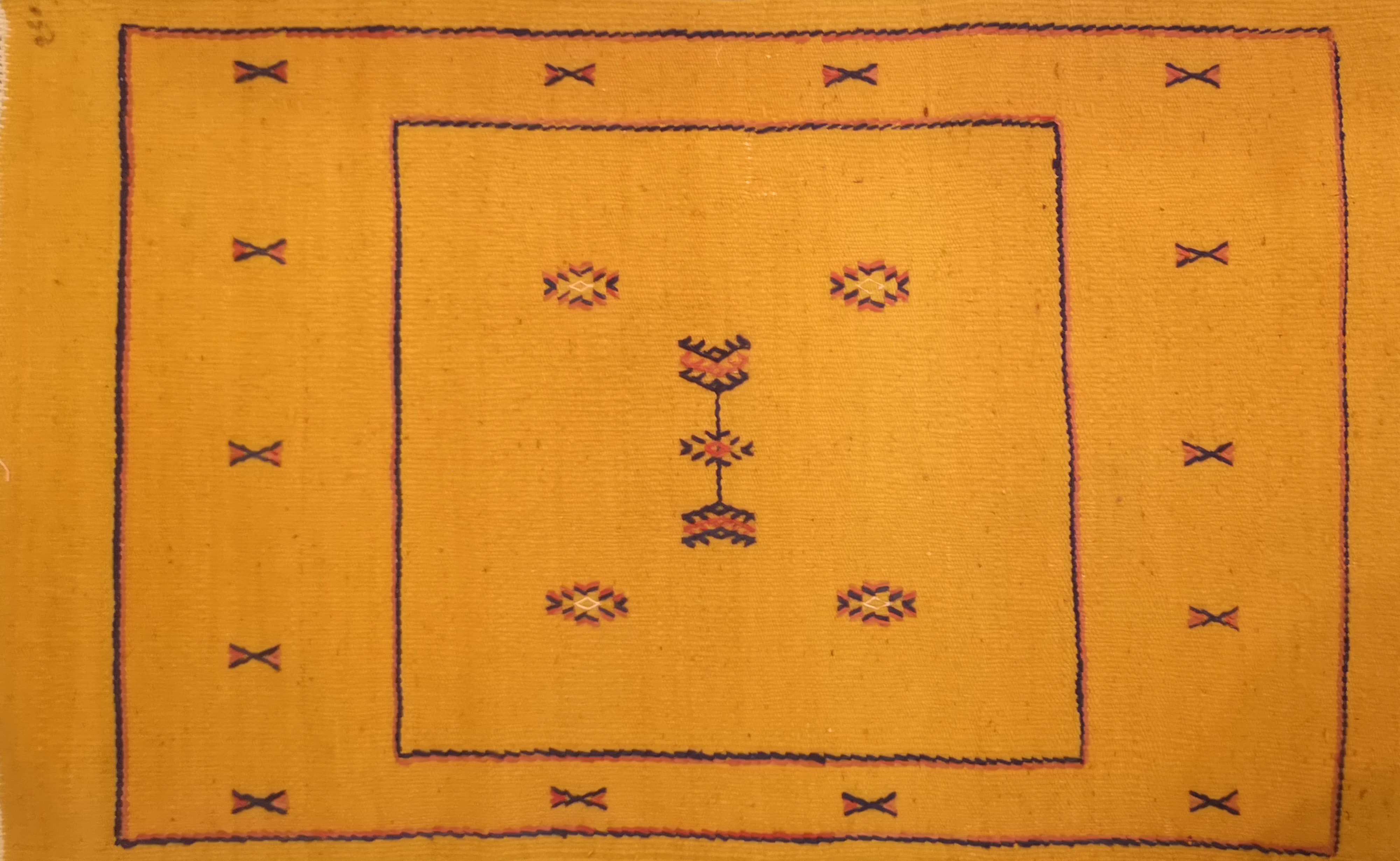 A COLLECTION OF SEVEN RECTANGULAR CONTINENTAL HAND WOVEN WOOLLEN RUGS Various design. (approx 62cm x - Image 3 of 7