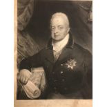 AFTER ROBERT BOWYER, 19TH CENTURY MEZZOTINT PORTRAIT His Most Gracious Majesty, King William, The