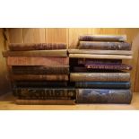 A COLLECTION OF 18TH CENTURY AND LATER POETRY BOOKS Including a copy of poems by Mr Grey, dated