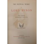 LORD BYRON, A LATE 19TH CENTURY LEATHER BOUND HARDBACK BOOK Titled ?The Poetical Works of Lord