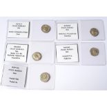 A COLLECTION OF FOUR ROMAN SILVER COINS Comprising four coins Julia Maesa, Pvdicitia, Saecvli