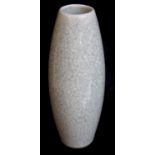 A CHINESE CELADON CRACKLE GLAZE OVOID VASE Plain design. (approx 30cm)