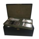 CHRISTOFLE, AN EARLY 20TH CENTURY FRENCH SILVER PLATED CANTEEN OF CUTLERY 147 piece set for