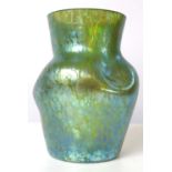 LOETZ, AN EARLY 20TH CENTURY IRIDESCENT GLASS VASE. (17cm)