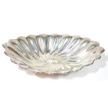 A VICTORIAN SILVER SWEETMEAT DISH Fluted design, hallmarked Sheffield, 1896. (approx 28cm)