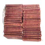WILLIAM SHAKESPEARE, A SET OF EDWARDIAN LEATHER BOUND BOOKS Forty volumes 'The Temple