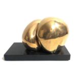 LESLIE JOHN SUMMERS, 1919 - 2006, POLISHED BRONZE (2/9) Titled 'Related Forms', signed 19cm on