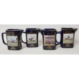 A COLLECTION OF FOUR MARTEL WHISKY GRAND NATIONAL WATER JUGS Including 'The National That Never