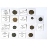 A COLLECTION OF TEN ROMAN BRONZE COINS Caracalla AD 214 AD PM TR P XBIII Aesculapius, Ae28 Nikopolis