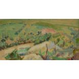 ATTRIBUTED TO ELLIOT SEABROOK, 1886 - 1950, 19TH/20TH CENTURY OIL ON BOARD Landscape, Highlands,