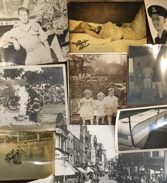 A COLLECTION OF 20TH CENTURY ASSORTED PHOTOGRAPHS Including a daredevil motorcyclist and period