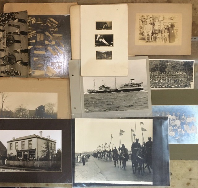 A COLLECTION OF 20TH CENTURY ASSORTED PHOTOGRAPHS Large format including funeral coat of King George