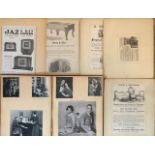 AN EARLY 20TH CENTURY SCRAP BOOK OF FRED ASTAIRE AND DAUGHTER ADELE Containing press photographs,