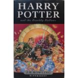 HARRY POTTER, 'THE DEATHLY HALLOWS', A FIRST EDITION HARDBACK BOOK.