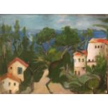 A COLLECTION OF 20TH CENTURY PASTEL AND OIL ON BOARDS Comprising a pastel Continental landscape