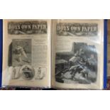 BOYS OWN, A COLLECTION OF VICTORIAN MAGAZINES A Run From, October 1888 to July 1889, modern binding.
