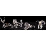 SWAROVSKI,A COLLECTION OF FOUR BOXED CRYSTAL SCULPTURES, comprising of 'Fabulous Creatures